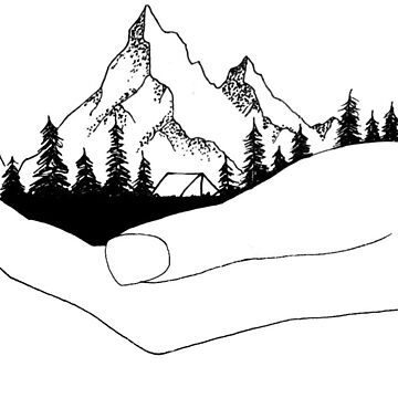 Artwork thumbnail, Mountain in Hands by smalltownnc