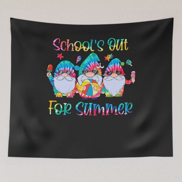 Artikelvorschau, Tie Dye Gnomies School's Out for Summer Teacher Ice Cream entworfen und verkauft von zorinaabzs143.