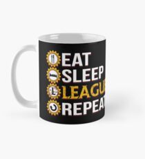 Liga der Legenden essen Schlaf-Liga-Wiederholungs-lustige Geschenke Tasse