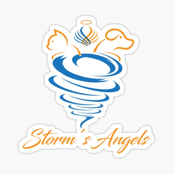 Storm’s Angels Rescue Alternate Logo Sticker