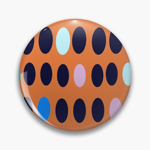 Item preview, Retro Blue, Pink And Black Pattern On Orange designed and sold by DEC02.