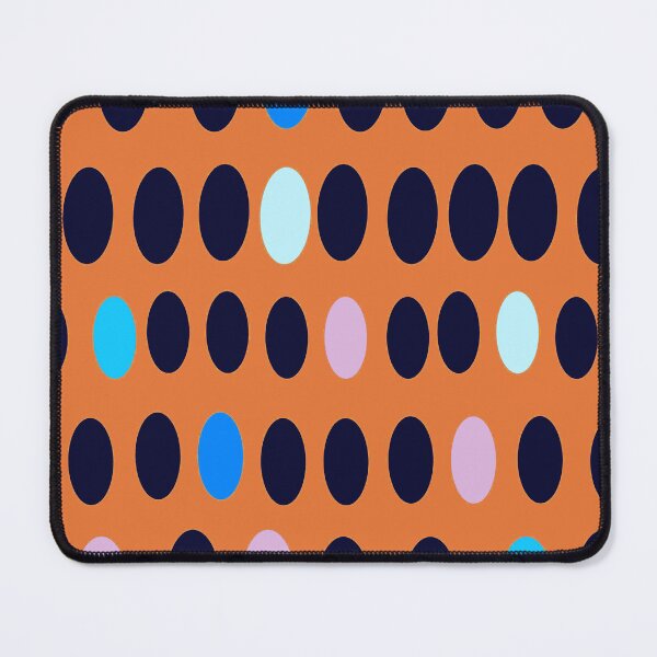 Item preview, Retro Blue, Pink And Black Pattern On Orange designed and sold by DEC02.