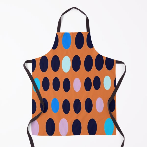 Item preview, Retro Blue, Pink And Black Pattern On Orange designed and sold by DEC02.