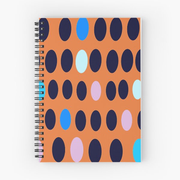 Item preview, Retro Blue, Pink And Black Pattern On Orange designed and sold by DEC02.