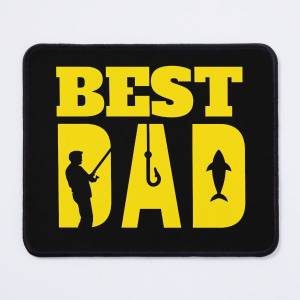 Item preview, BEST FISHING DAD designed and sold by Wooden-rack.