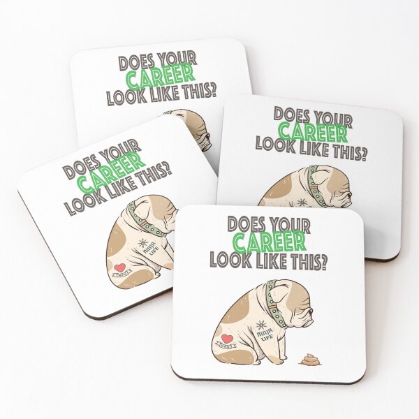 Item preview, Bulldog Unhappy Miserable with Career.  designed and sold by studiohfy.
