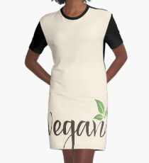 VEGAN Graphic T-Shirt Dress
