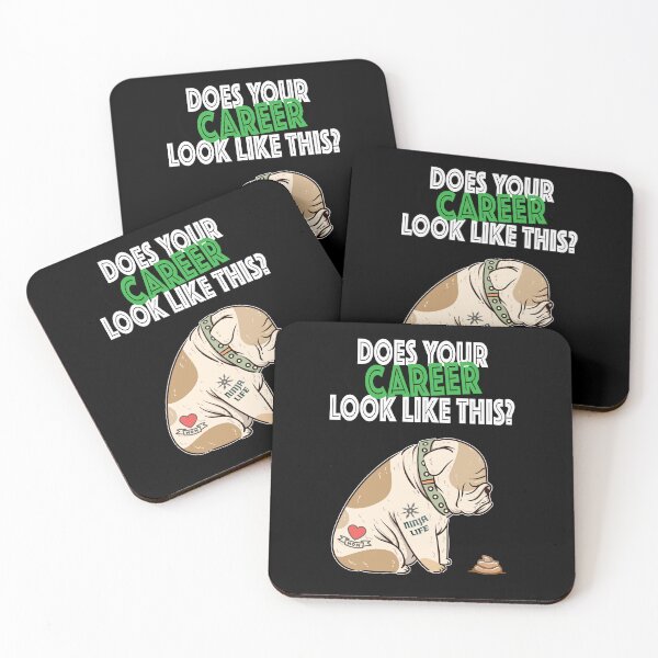 Item preview, Bulldog Unhappy Miserable with Career.  designed and sold by studiohfy.