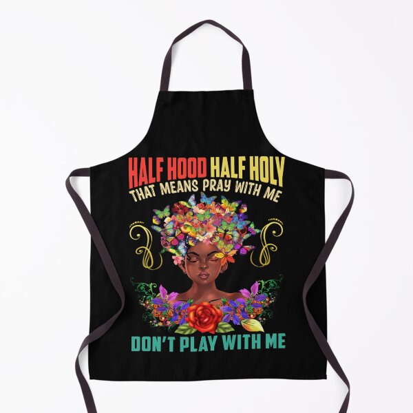 Artikelvorschau, Half Hood Half Holy Pray With Me Don't Play entworfen und verkauft von katieschunk.