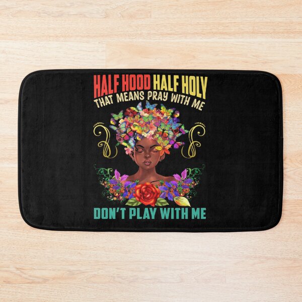 Artikelvorschau, Half Hood Half Holy Pray With Me Don't Play entworfen und verkauft von katieschunk.