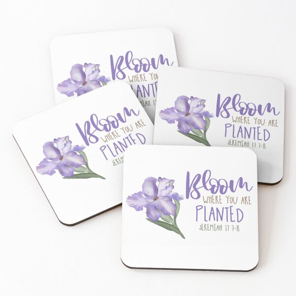 Item preview, Bloom where you are planted - iris designed and sold by Cane & Abel Creations ..