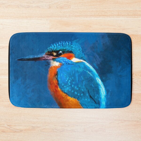 Item preview, Cute Kingfisher Bird, Common Kingfisher, Blue Eared Kingfisher, Alcedo Atthis King Fisher designed and sold by Paintcorner.