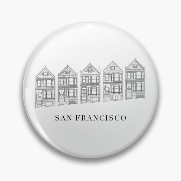 Item preview, San Francisco - Painted Ladies designed and sold by aliciamakesart.