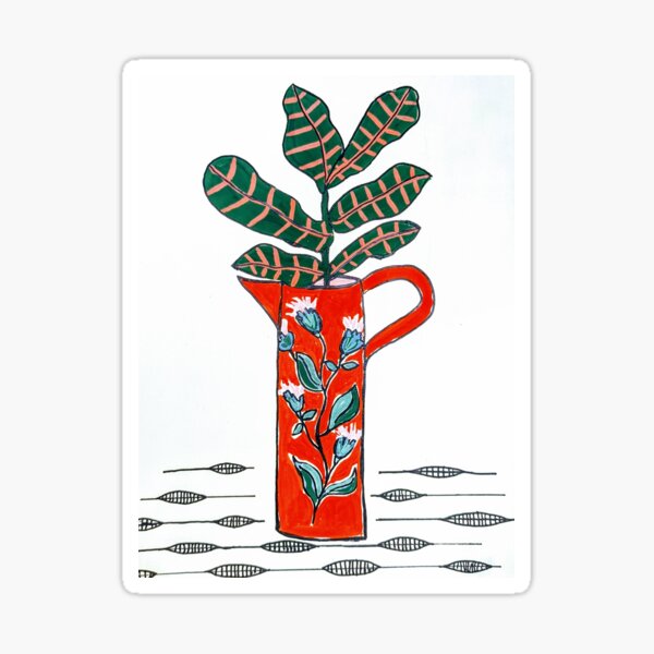 The Red Pitcher picture Sticker