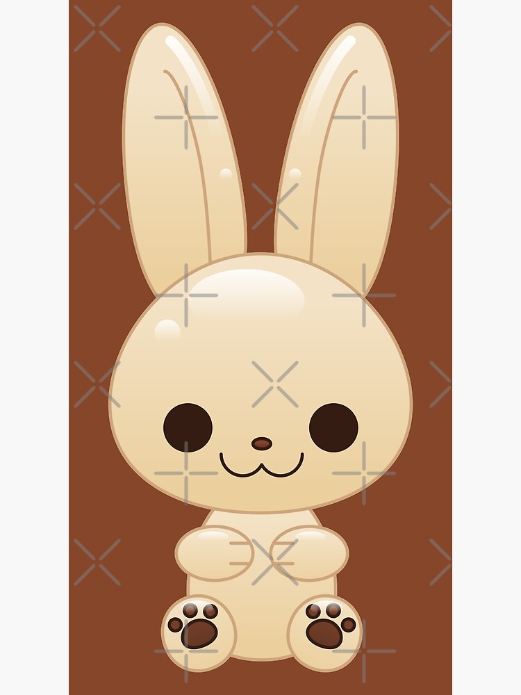 kawaii white chocolate bunny