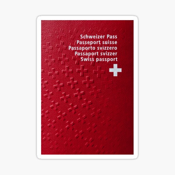 Swiss Passport Sticker
