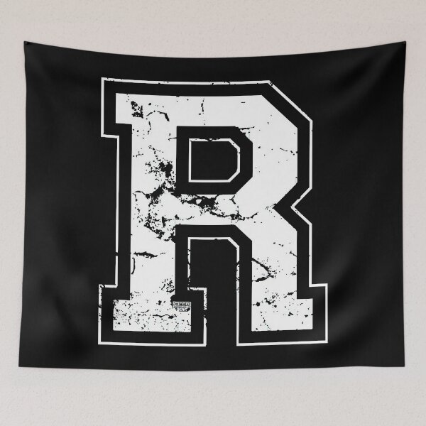 Item preview, Initial Letter R White Jersey Sports Athletic Player  designed and sold by pensashcosten5m.