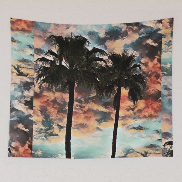 Item preview, Palm Trees And Gloomy Skies designed and sold by pinkyjainpan.