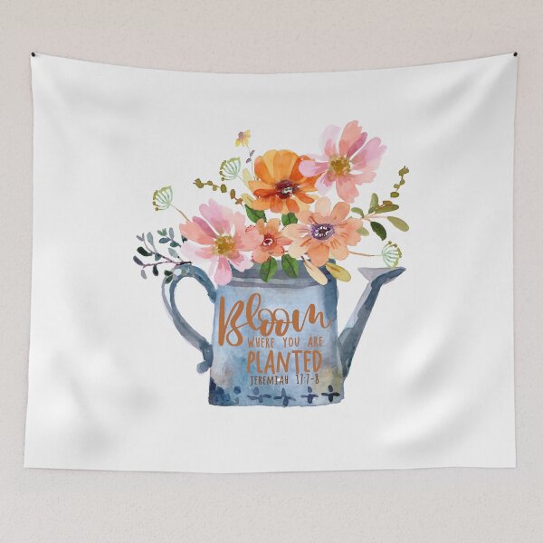 Item preview, Bloom where you are planted - watering can designed and sold by Cane & Abel Creations ..