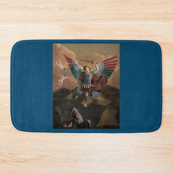Item preview, ST. Michael and the Devil   designed and sold by MyLinenStyle.