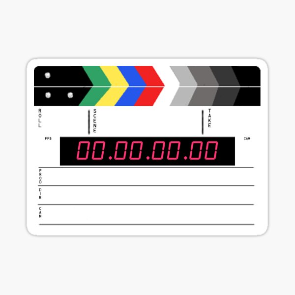 Item preview, Film Slate designed and sold by FilmMadeSticker.