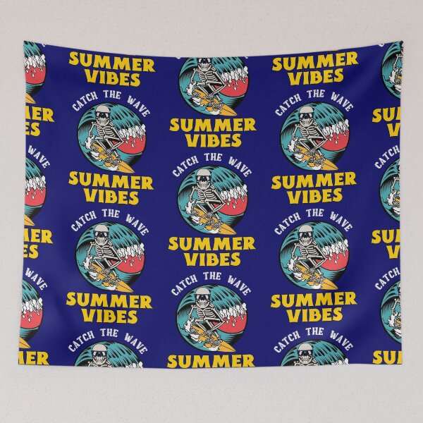 Item preview, Catch The Wave Summer Vibes California Surfing designed and sold by R&BApparel.