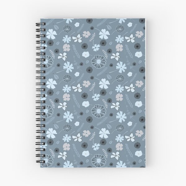 Item preview, Blue-Grey Floral Pattern designed and sold by AnneLaFollette.