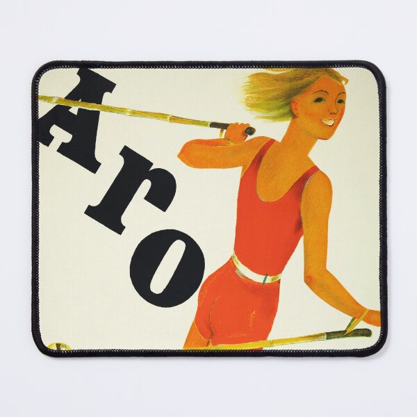 Item preview, AROSA Switzerland for Winter Sports and Skiing by Alois Carigiet 1931 Travel Poster designed and sold by retroposters.