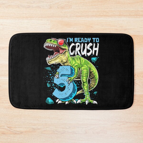 Item preview, Kids Ready to Crush 5 5th Birthday T Rex Dinosaur 5 Year Old Boys Kids Gift designed and sold by HugheDemeyer.