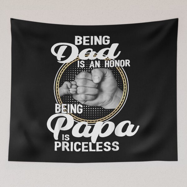 Item preview, Being dad Is An Honor Being Papa Is Priceless Father's Day designed and sold by Melle123234.