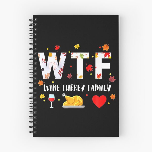 Item preview, WTF Wine Turkey Family Shirt Funny Thanksgiving Day   designed and sold by MyLinenStyle.