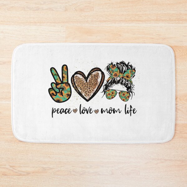 Item preview, Peace Love Mom Life, Funny Mama life Quote for mother's day, Cool Peace Love Mama life designed and sold by BestdesignerFM.