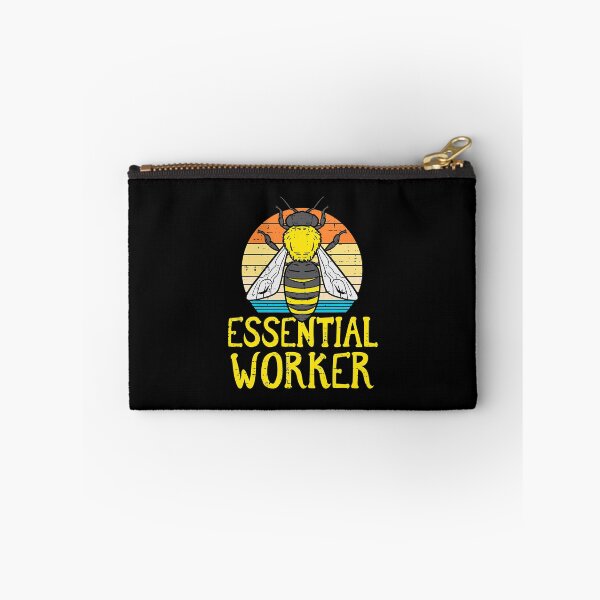 Item preview, Essential Worker Bee Retro Nature Environment designed and sold by levintere.