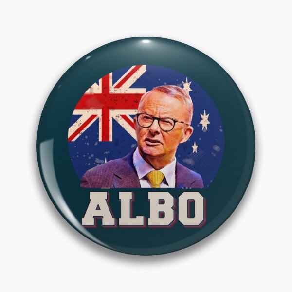 Item preview, Australian Labor Party  albo  Australian flag retro 2022   designed and sold by GlaznostGearz.