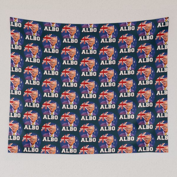 Item preview, Australian Labor Party  albo  Australian flag retro 2022   designed and sold by GlaznostGearz.
