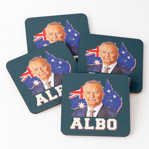 Item preview, Australian Labor Party  albo  Australian map retro   designed and sold by GlaznostGearz.