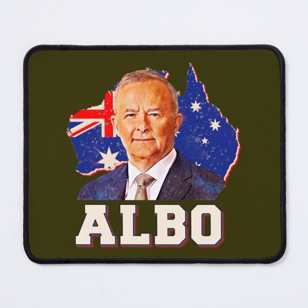 Item preview, Australian Labor Party  albo  Australian map retro   designed and sold by GlaznostGearz.
