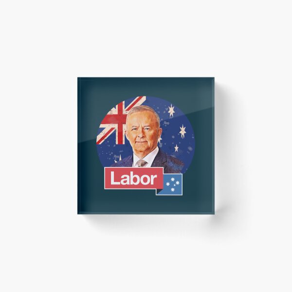 Item preview, Australian Labor Party  Anthony Albanese  Australian flag retro   designed and sold by GlaznostGearz.