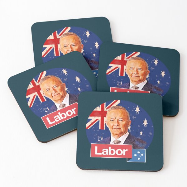 Item preview, Australian Labor Party  Anthony Albanese  Australian flag retro   designed and sold by GlaznostGearz.