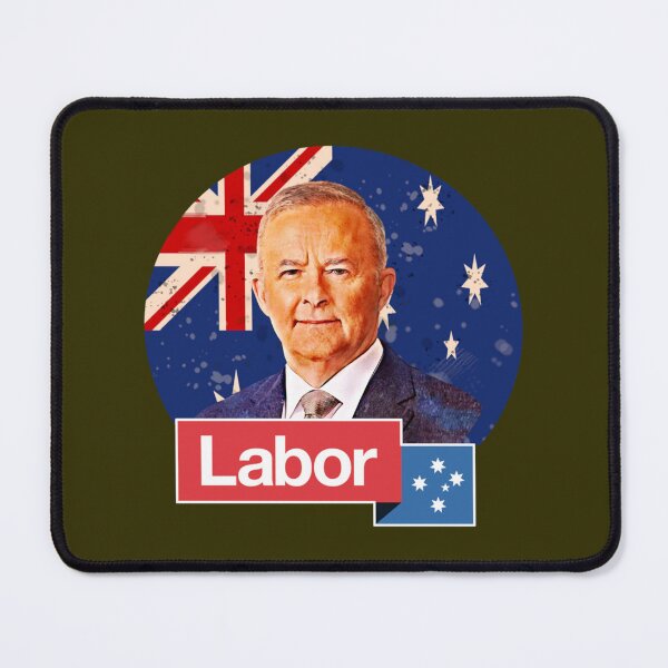 Item preview, Australian Labor Party  Anthony Albanese  Australian flag retro   designed and sold by GlaznostGearz.