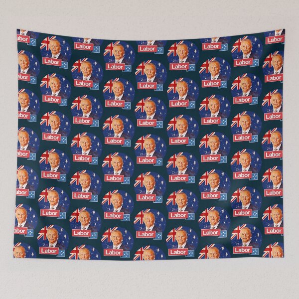 Item preview, Australian Labor Party  Anthony Albanese  Australian flag retro   designed and sold by GlaznostGearz.