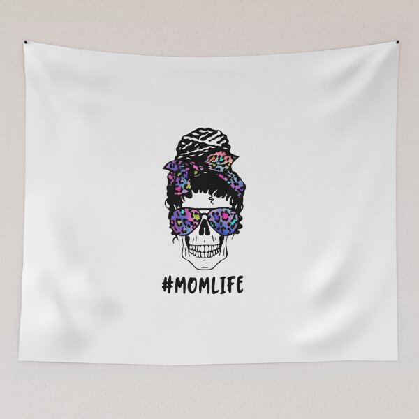Item preview, Funny Skull Mama life Quote for mother's day, Cool Skull Mama life designed and sold by BestdesignerFM.