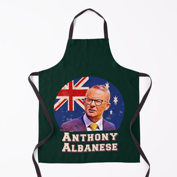 Item preview, Australian Labor Party Anthony Albanese Australian flag retro 2022 designed and sold by GlaznostGearz.