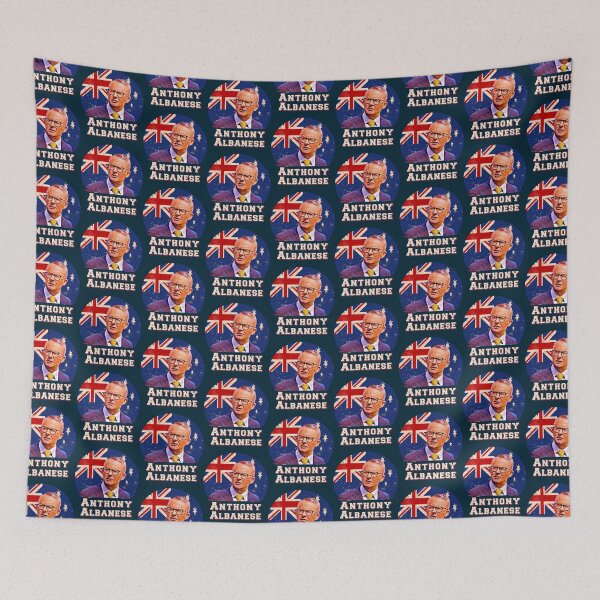 Item preview, Australian Labor Party  Anthony Albanese  Australian flag retro 2022    designed and sold by GlaznostGearz.