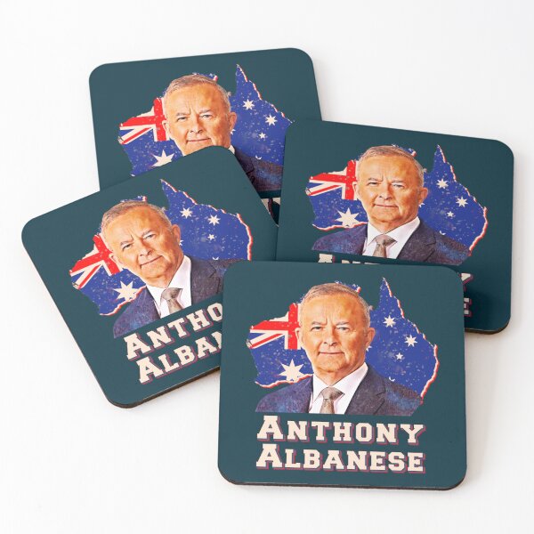 Item preview, Australian Labor Party  Anthony Albanese  Australian map retro   designed and sold by GlaznostGearz.