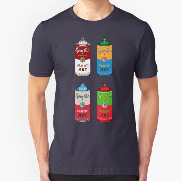 Spray can art Slim Fit T-Shirt