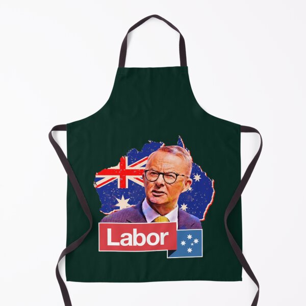 Item preview, Australian Labor Party Anthony Albanese Australian map retro 2022 designed and sold by GlaznostGearz.