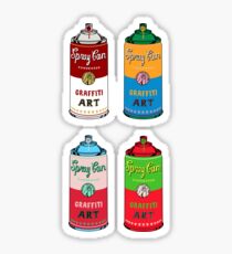 Spray can art Sticker