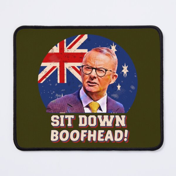 Item preview, Australian Labor Party sit down boofhead Australian flag retro 2022 designed and sold by GlaznostGearz.