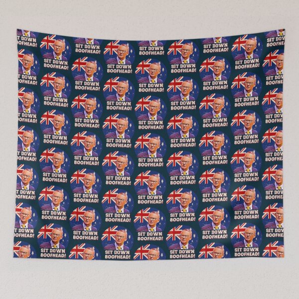 Item preview, Australian Labor Party  sit down boofhead  Australian flag retro 2022   designed and sold by GlaznostGearz.